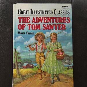 The Adventures of Tom Sawyer Illustrated Book